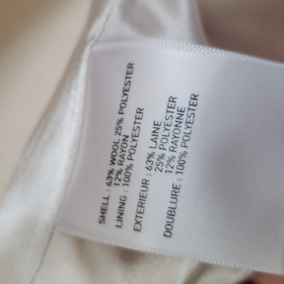 Laundry by Shelli Segal cream belted pea co - Picture 10 of 11